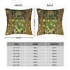 Gustav Klimt Square Pillow Case Polyester Decorative Pillow Esoteric Sacred Geometry  Fashion Pillowcase