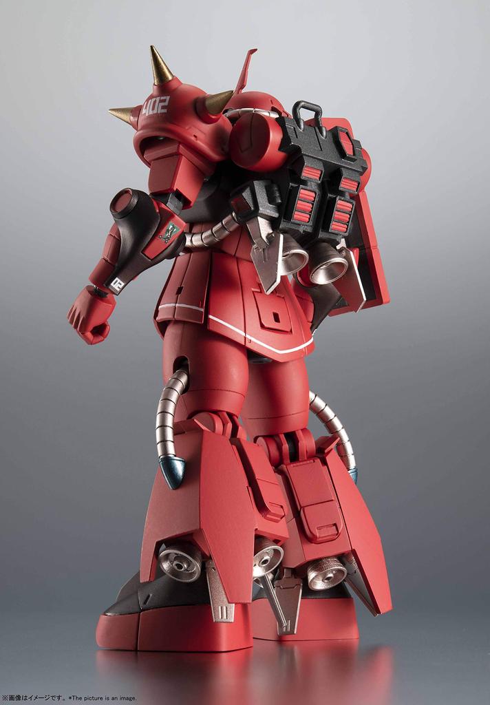 TAMASHII NATIONS ROBOT Spirits Mobile Suit Gundam Johnny Ridden High Mobility Type Zaku II 125mm Painted Movable Figure 158169 [SIDE MS] MS-06R-2 Ver.