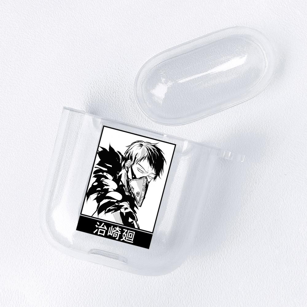 Anime My Hero Academia Figurer Gjennomsiktig Airpods-deksel for Funda Airpods 2/1 Deksel Boku No Hero Academia Mykt TPU-deksel Coque
