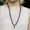 New hot-selling 1mm colorful tiger's eye stone bracelet 108 pendant necklace bracelet natural stone meditation jewelry
