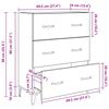 Rustic Sideboard 69.5 x 34 x 90 cm Engineered Wood