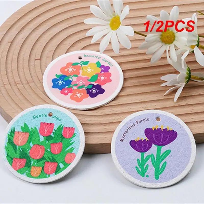 Super Absorbent 100% Natural Wood Pulp Sponges, Scouring Pad for kitchen,Eco-Friendly Reusable Scrubbers