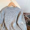Wool Sweater for Women Autumn Winter Thickened Pullover Warm Knitted Stretchy Long Sleeve Oversize Jumper Tops