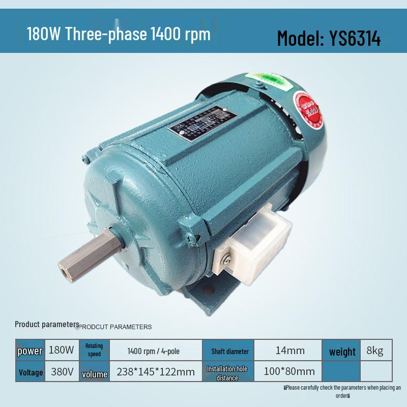 Single/Three-phase All-copper AC Motor for Small Bench Drill