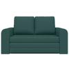 60 cm Dark Green Fabric Sleeper Sofa