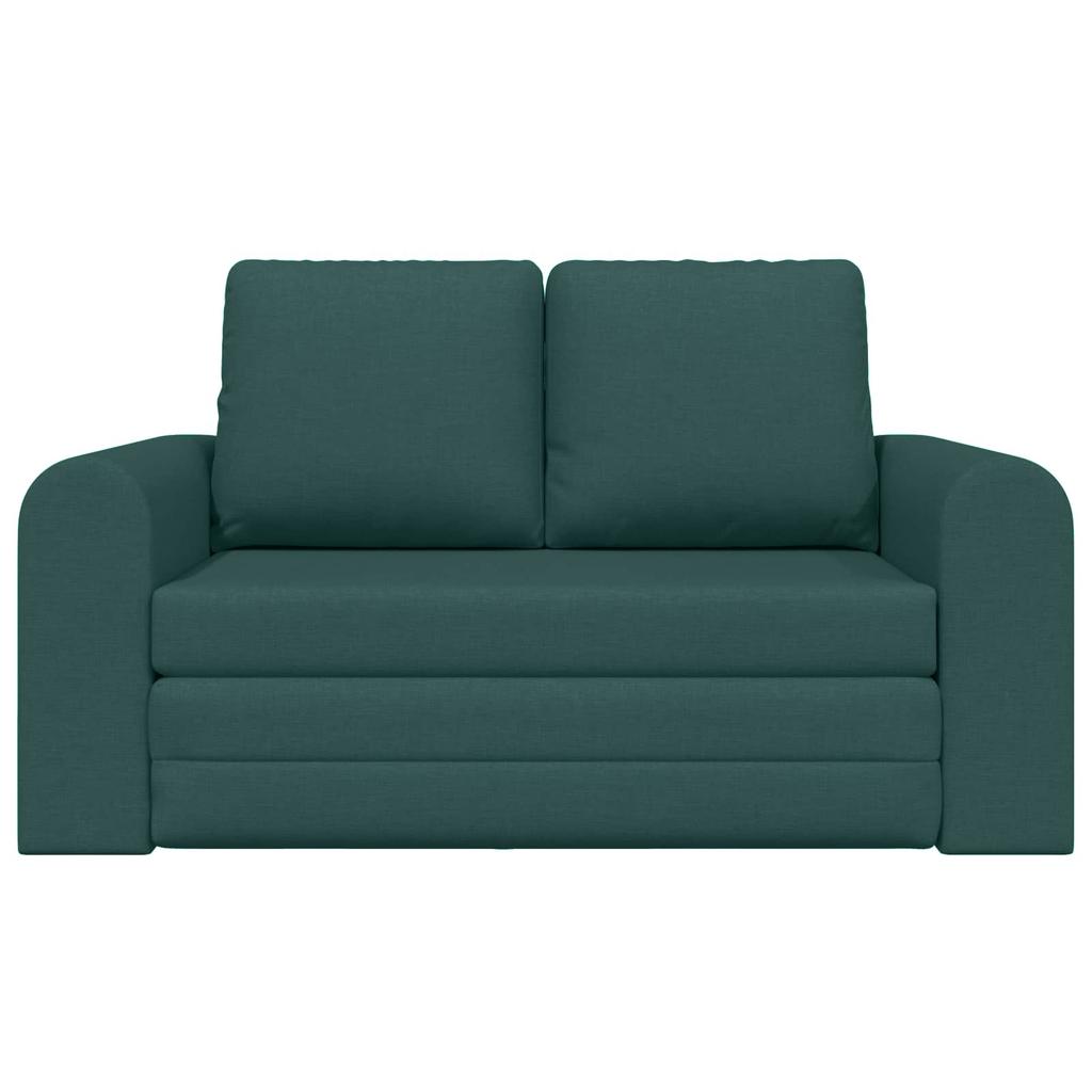 60 cm Dark Green Fabric Sleeper Sofa