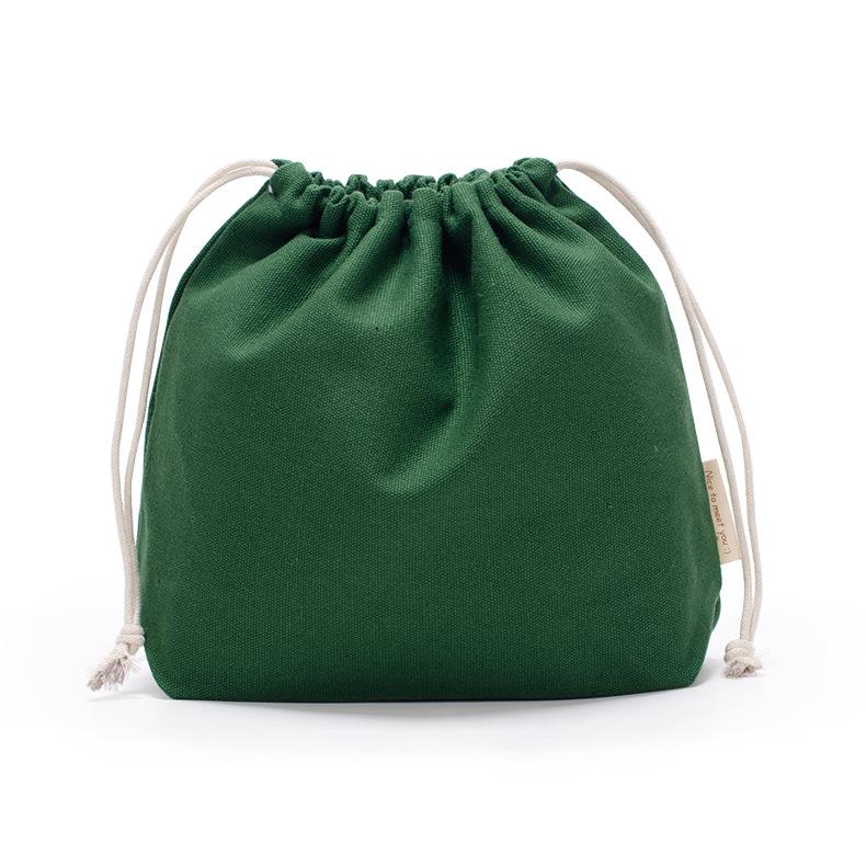 1PCS Color Drawstring Pouches Portable Gift Blank Bags For DIY Cotton Hemp Bags Jewelry Display Packaging Storage