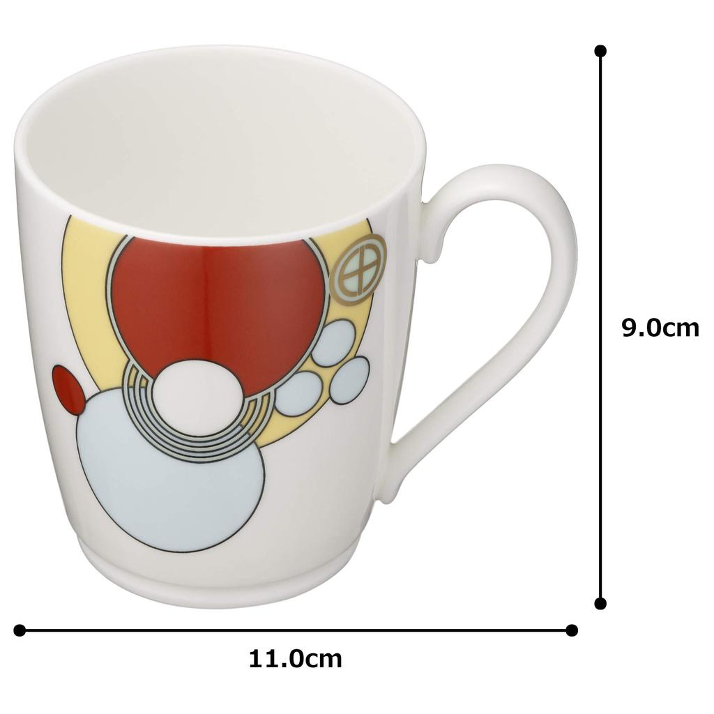 Noritake Mug 295cc Frank Lloyd Wright Imperial 2 Pieces Bone China (pair Set) P97280/4614