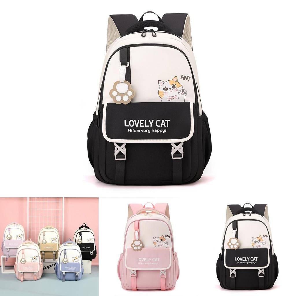 Fashionable And Spacious Nylon Dual Shoulder Backpack For Childrens Daily Activities