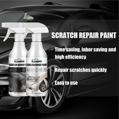 Car Black & White Scratch Repair Spray For Deep Scratches Car Polishing Self-Painting Scratch Protection Remover Of All