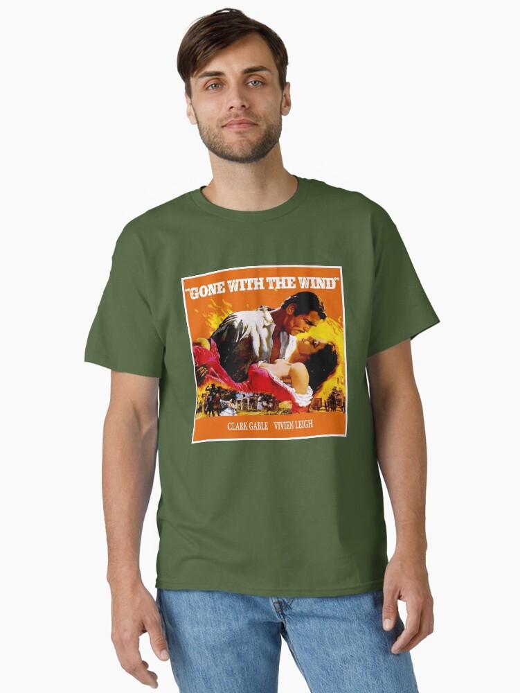 Gone with the Wind GONE WITH THE WIND : Vintage Civil War Movie Advertising Print Classic T-Shirt