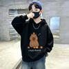 Herbst/Winter Kinder Spaß Meerschweinchen Muster Lese Buch Hoodie für Jugendliche Pullover Sweatshirt