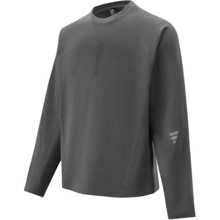 Adidas Fos M Wf Tee Ls Round Neck Pullover Long Sleeve Sweatshirt Men sweatshirt KW0110