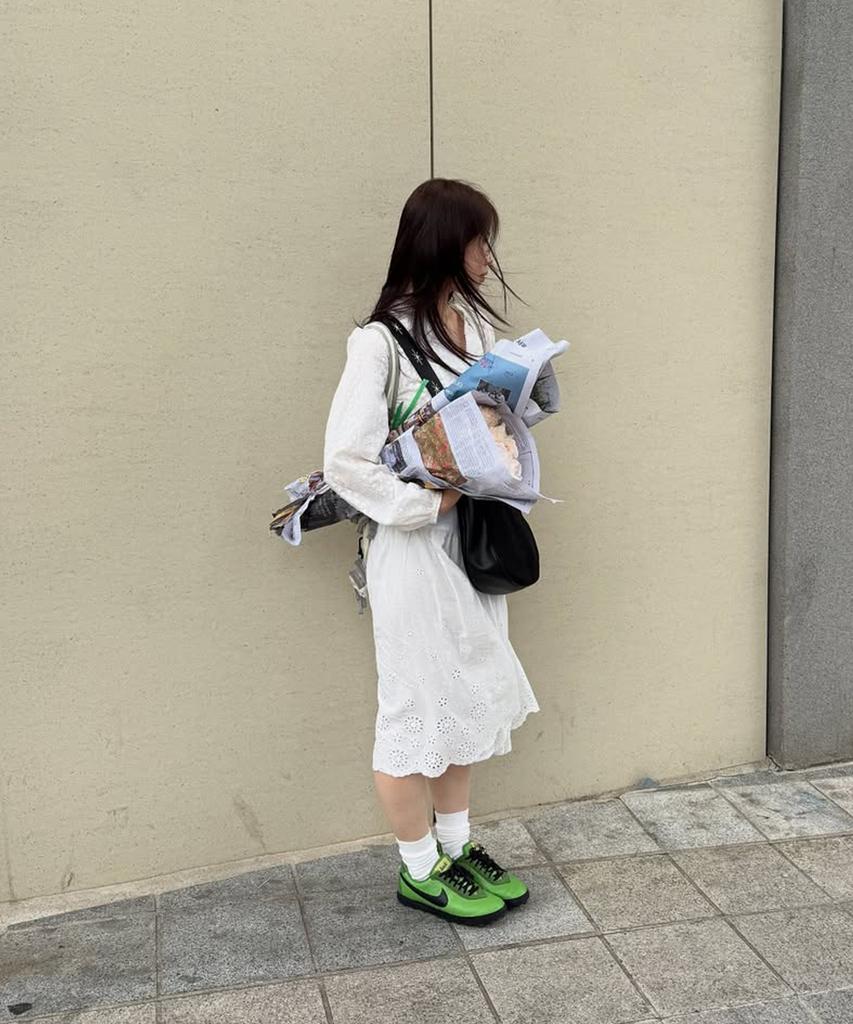 Cita Ribbon String Punching Skirt_Cts616(White)