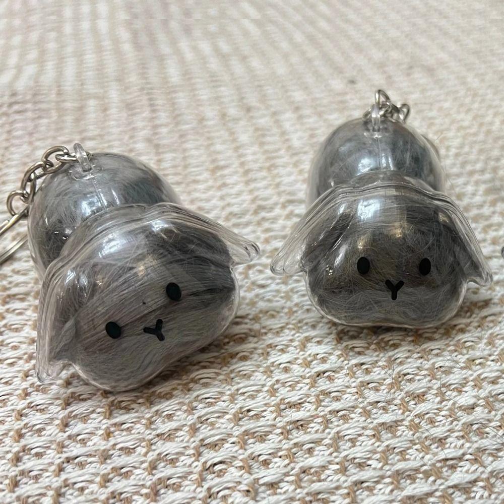 Hair Container Rabbit Hair Collector Transparent Rabbit Hair Storage Box  Jewelry Gifts