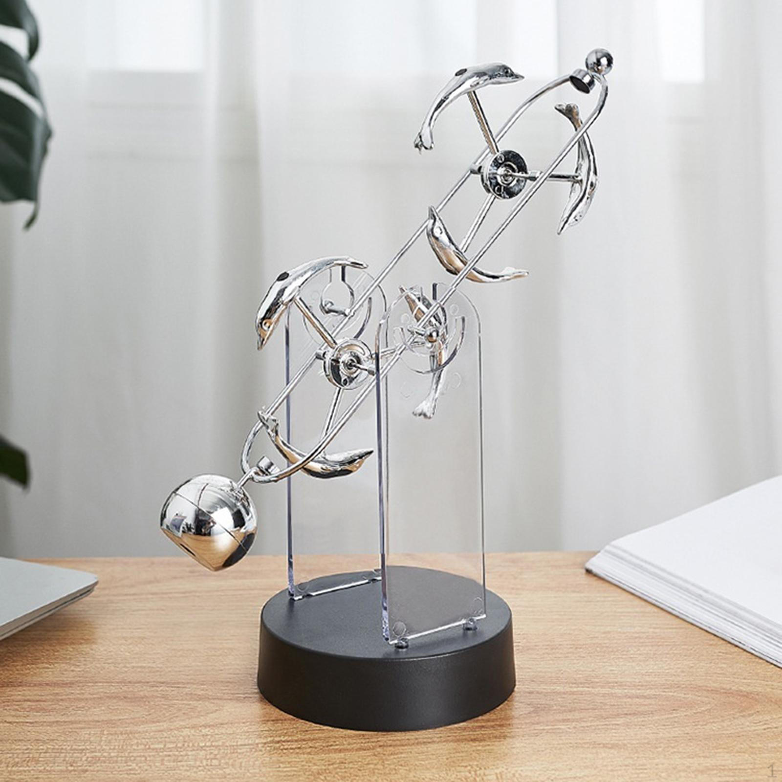 

Art Electronic Perpetual Toy, идеальные настольные игрушки для офиса с функцией движения, стол руководителя Dolphin