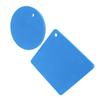 5 PCS 2 Round 3 Square Silicone Honeycomb Mat Multipurpose Hot Pads for Hot Dishes Tables Blue