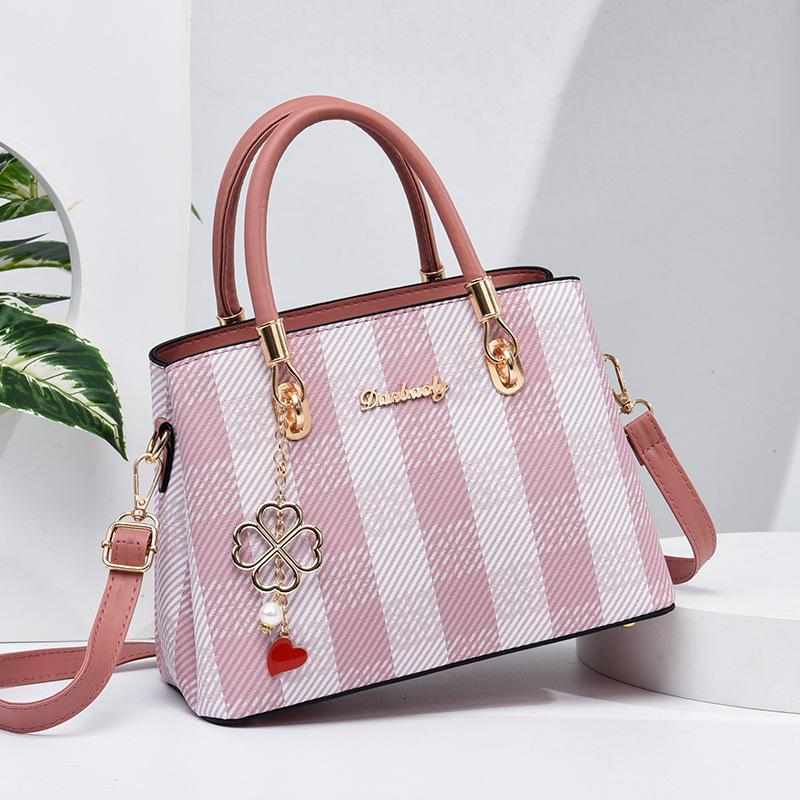 

Atmospheric Women s Bag Spring and Summer Latest Korean Plaid Trendy Style Women s Handbag Big Bag with A Single Shoulder Crossbody Bag .