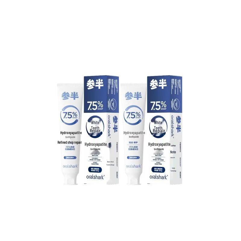 Oralshark Hydroxyapatite Toothpaste, Manlong Osmanthus (2-Pack)
