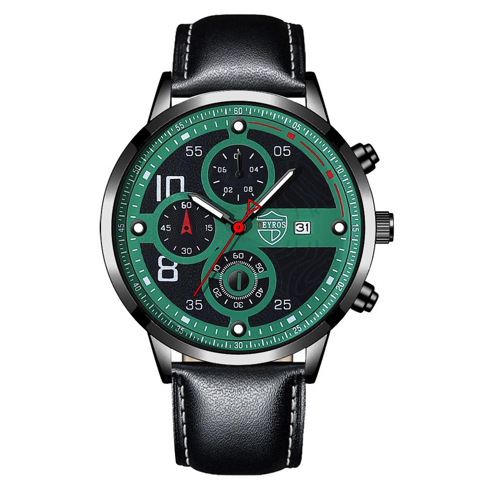 Belt Watch Trendy Men S Business Fashion Quartz Watch Calendar Luminous