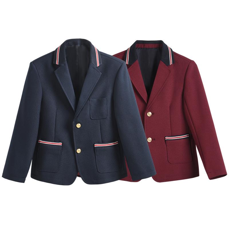 Veste de costume style académie bleu marine pour enfants