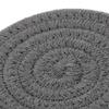 11cm 4.3 '' Table Mat Braided Cotton Round Rug Carpet Cut Kitchen Accessories