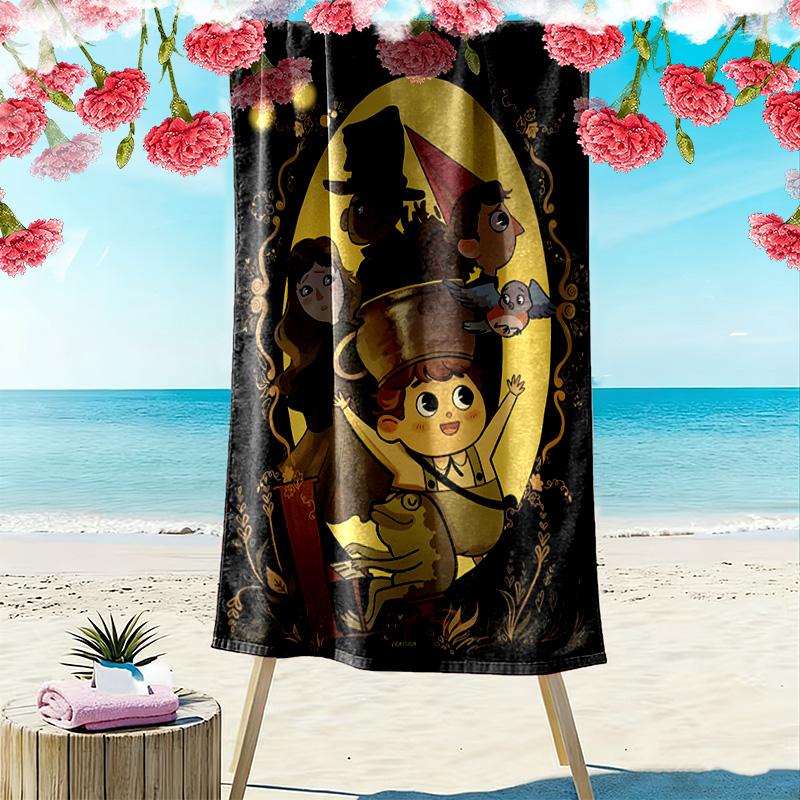 Garden Wall Print 2D Flat Print Beach Towel, Large Soft Quick Dry Towel for Beach Camping SwimmingXSTJ0915277