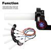 7/8"22mm Motorcycle Quick Twist Gas Throttle Handle Grips With Throttle Cable 1200mm DirtBike Motocross ATV Modified Accessories Throttles 2