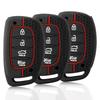 3 4 Silicone Car Key Case For Hyundai Ix35 I40 I20 I10 Tucson Elantra Creta Sonata Ioniq Accent Creata Smart Remote Fobs Cover