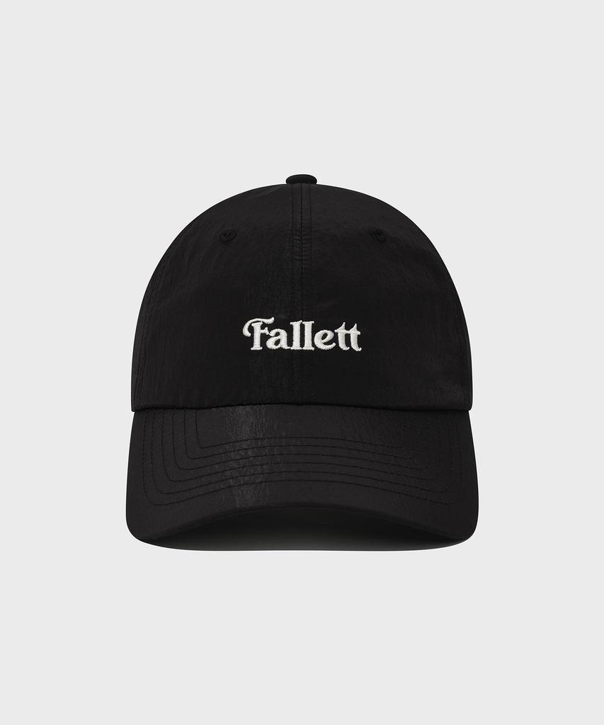 FALLETT Nylon Story Logo Ball Cap Black