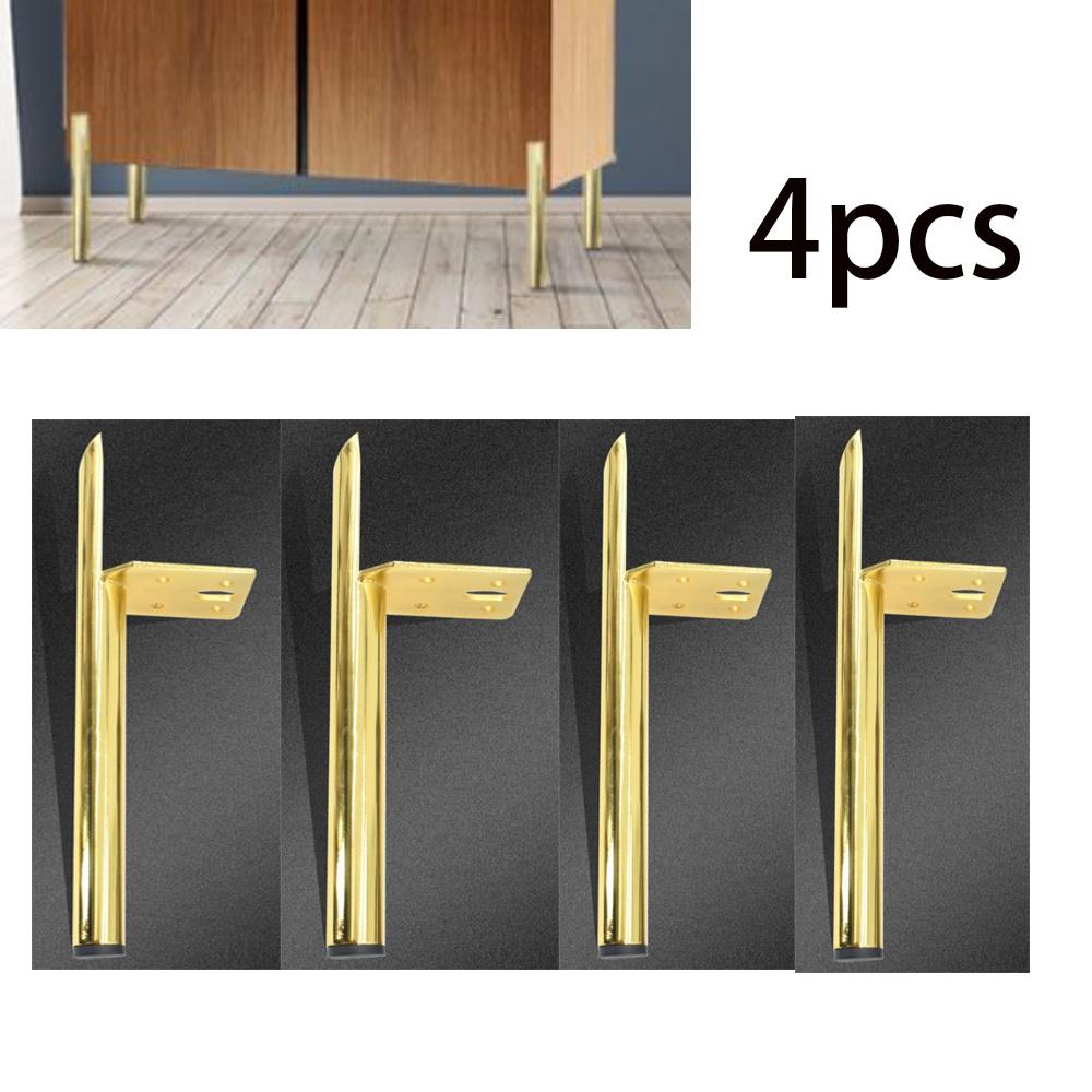 4 Stück Möbelfüße Metallmöbelstützfuß Schwerlastmöbelstützfüße Rund für Tische Sofas Couchtische Bücherregale