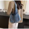Large Capacity Denim Bag for Women, New Summer Style, Simple and Versatile Underarm Bag