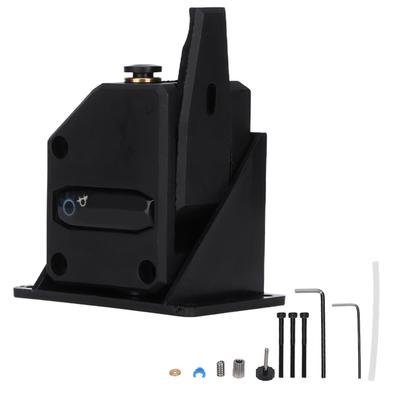 Extruder Upgrade Rugged Durable Unique Dual Gear for 3D Printer Parts ReplacementBlack