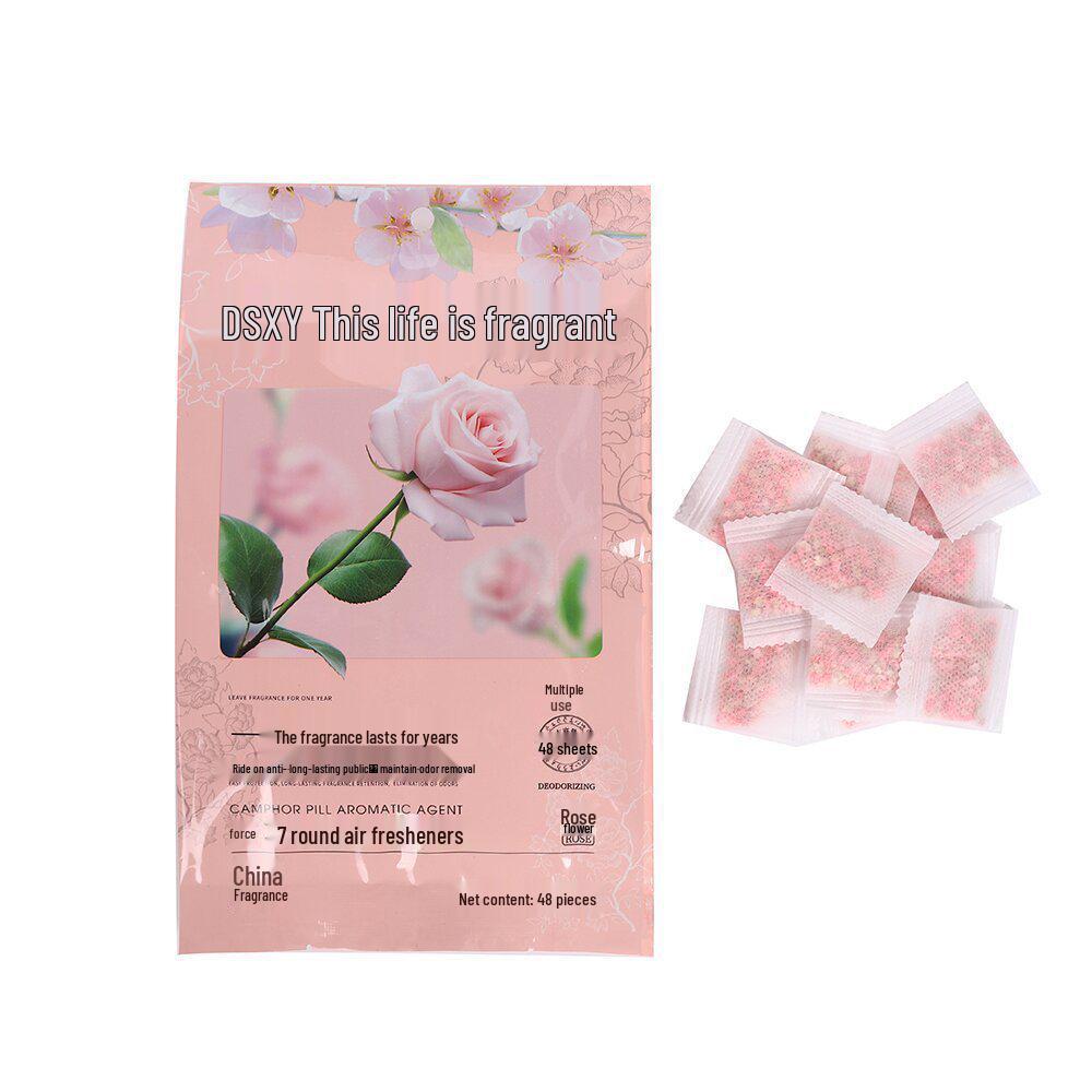 Four Seasons Floral Scent Dryer Balls: Anti-mold, Moisture Absorbing, Natural Long-lasting Fragrance, Ideal for Wardrobes and Bookcases.