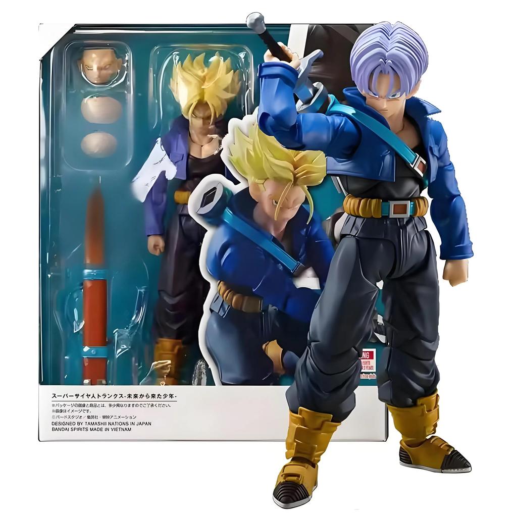 Shfiguarts Dragon Ball Trunks Anime Figures SHF Trunks Boy From Future Collection Model Action Figure Toys Child's Gifts