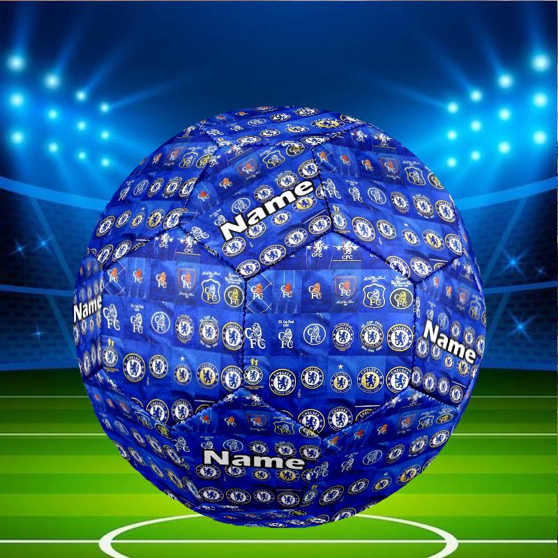 Benutzerdefinierter Name Personalisierter Chelsea F.C-A Druck Größe 5 Fußball Training & Spiel Fußball, für Team, Treten, Geschenk für Fußball-Enthusiasten