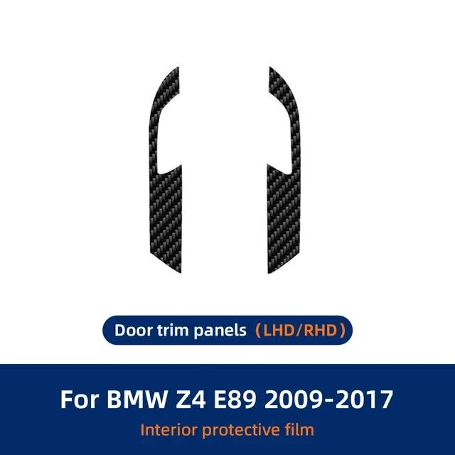 For BMW Z4 E89 2009-2017 Car Interior 5D Carbon Fiber Film PET Center Console Anti Scratch Resist Film Accessories Refit PPF