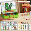 3D Mushroom Nails Puzzle Toy for Kids: DIY Educational Insert Board & Building Blocks