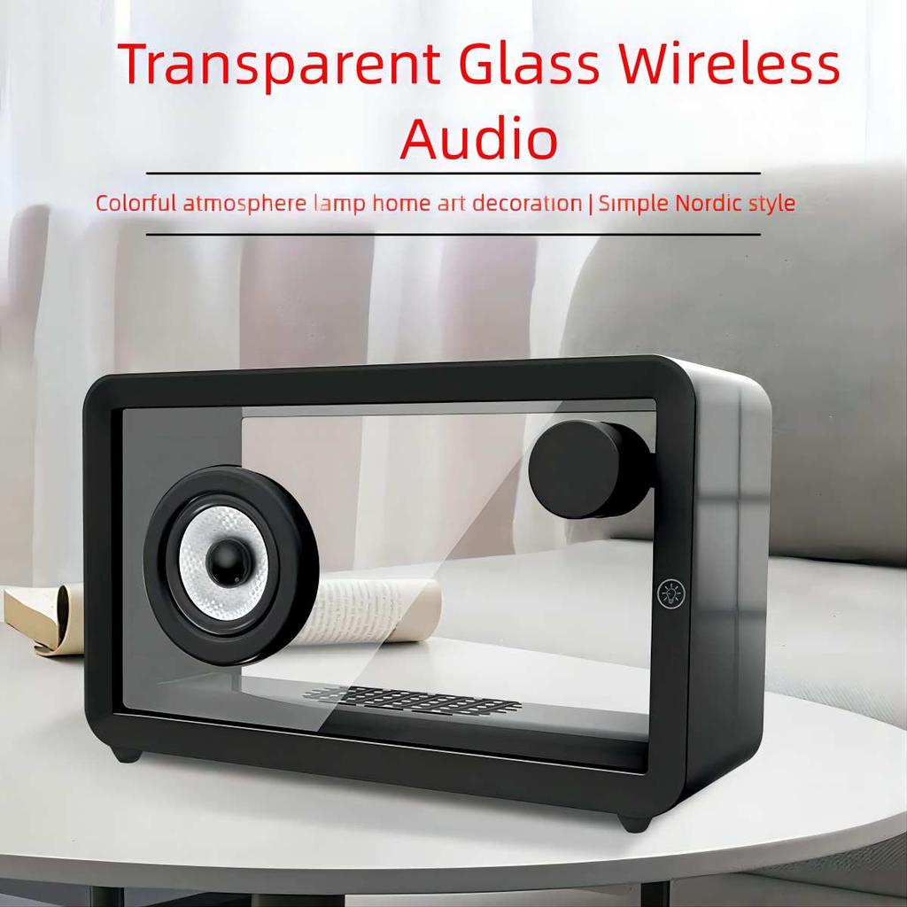 2024 Neuer transparenter Bluetooth-Lautsprecher RGB Bunter kreativer Bluetooth-Sound Transparenter drahtloser Bluetooth-Sound
