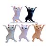 1/5Pcs Dancing Cat Animation Figure Enchanting For Fashion Cake Decoration Cat Model Enchanted Doll Pen Holder Item Placement