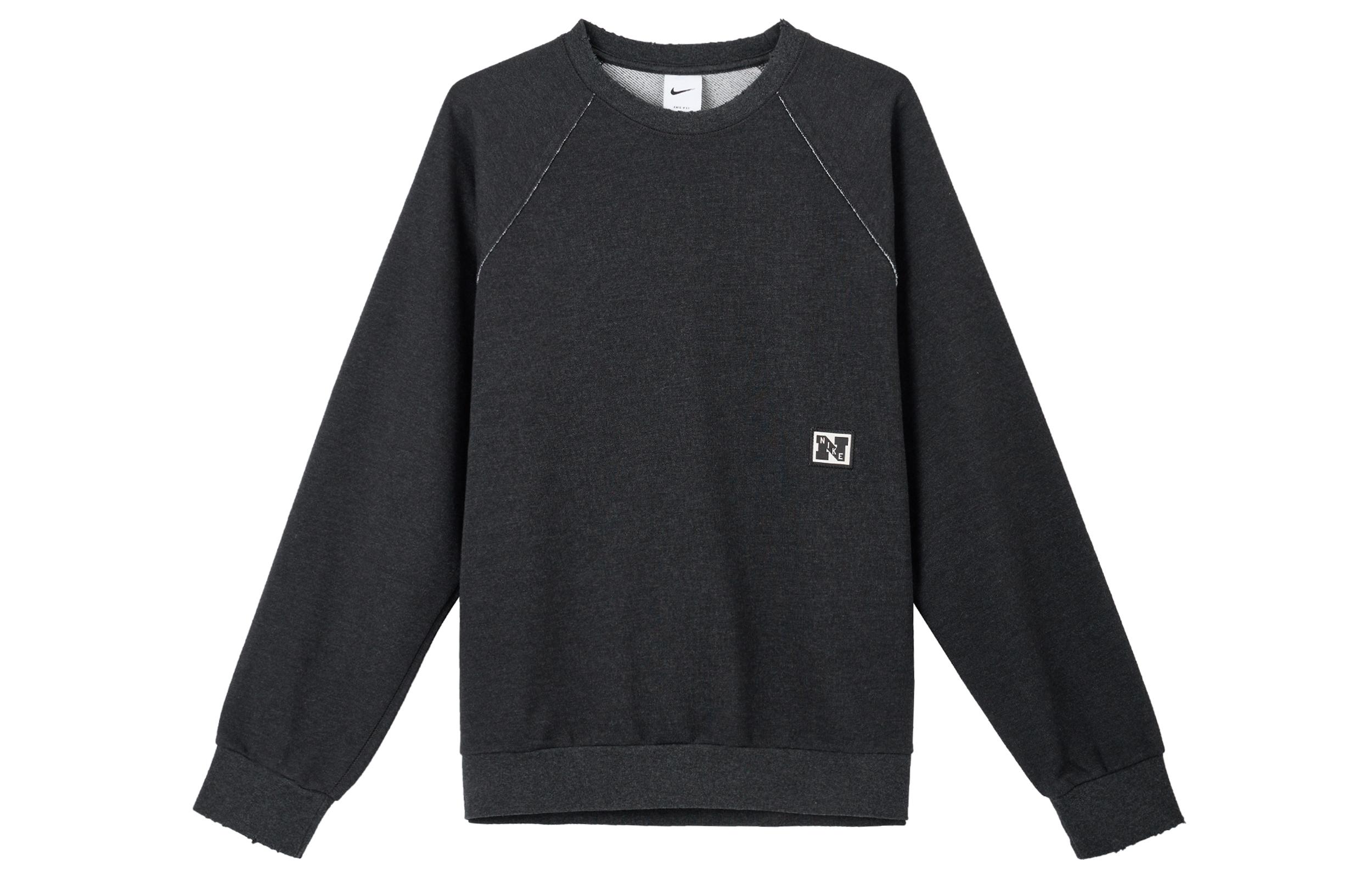 Nike Dri Fit Sweatshirt Men s Black/Mixed Color/Light Ivory/Black HJ3137-010 L