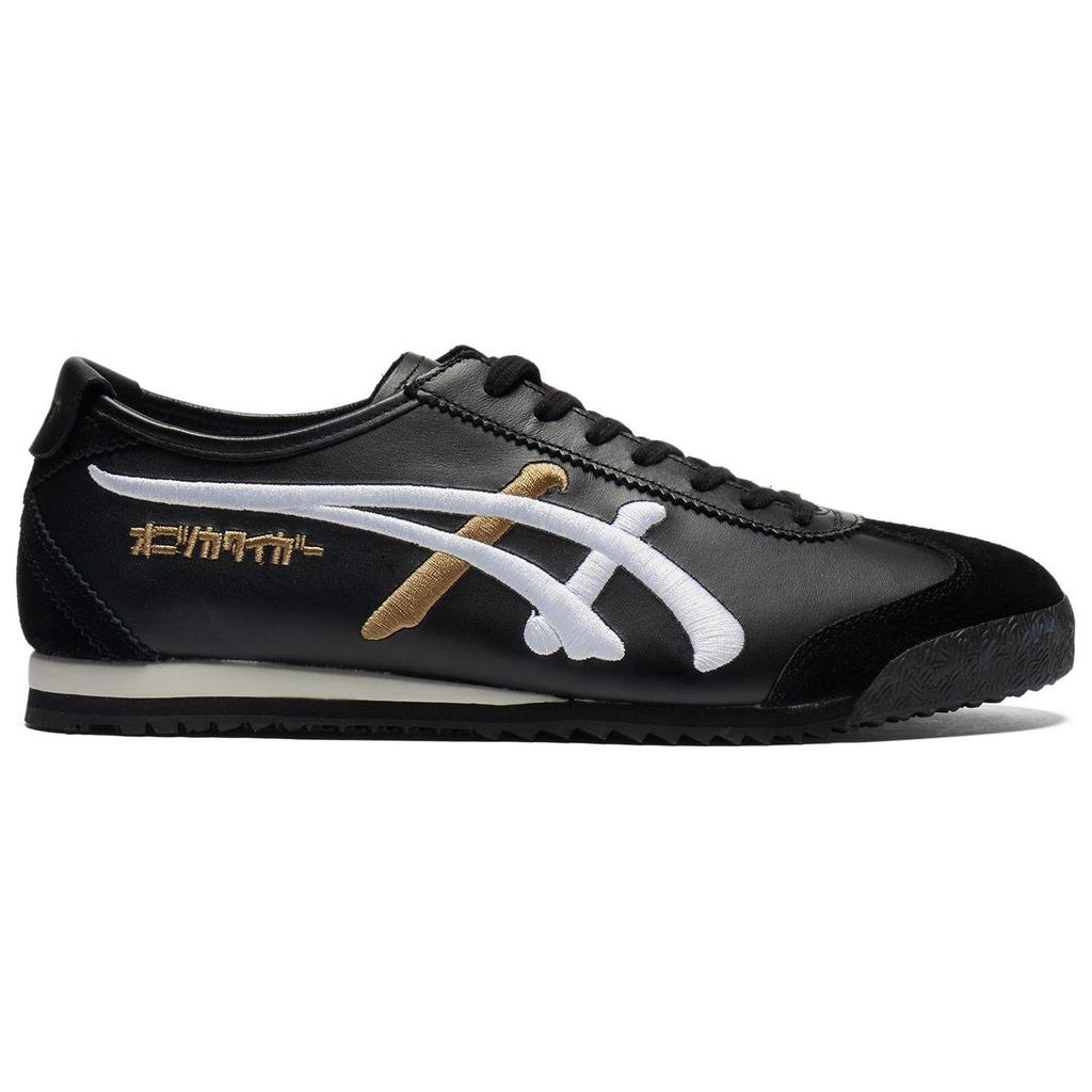 ONITSUKA TIGER Mexico 66 Nm Comfortable Non-Slip Durable Low-Top Lifestyle Sneakers Unisex Sneakers Black White 1183C320-001