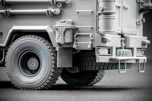 Scale-X 1/35 Ukrainian Armored Vehicle Kozak-2 Weight-Deforming Wheel Set (5 pieces) (for ICM) Plastic Model Parts SCXWM35006S (Military Vehicle)