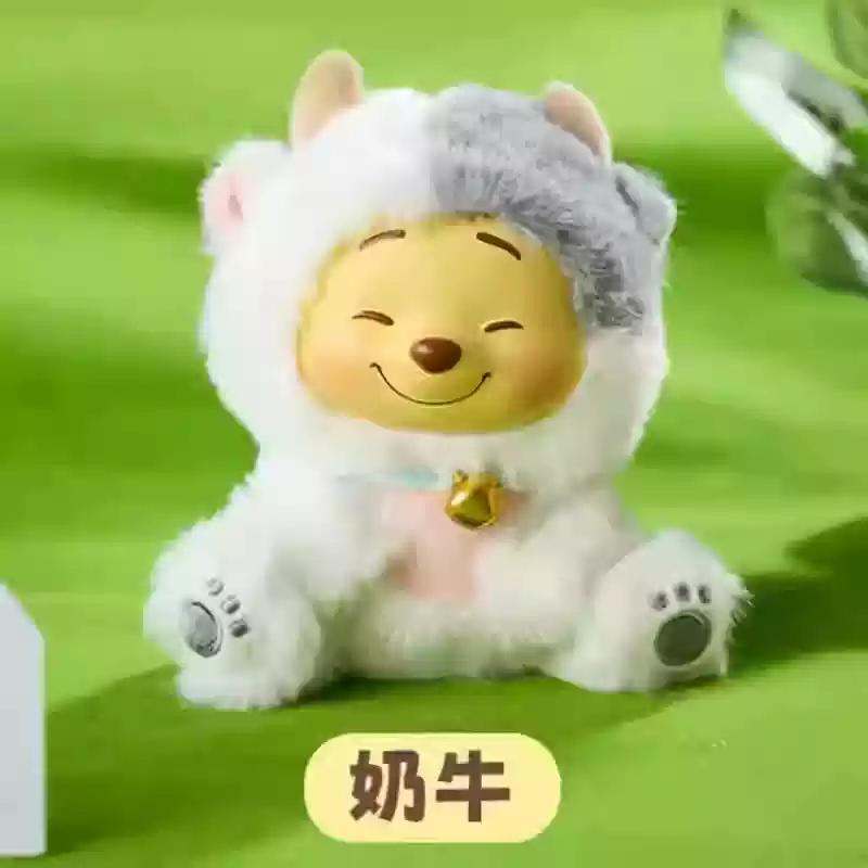 MINISO Disney Pooh Bear Pendant Blind Box Series Naughty Party Vinyl Children'S Toy Cute Model Birthday Gift Ornament Collect