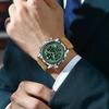 POEDAGAR Military Luxury Men Watch Date Chronograph Waterproof Luminous Top Man Wristwatch Leather Men's Quartz Watches