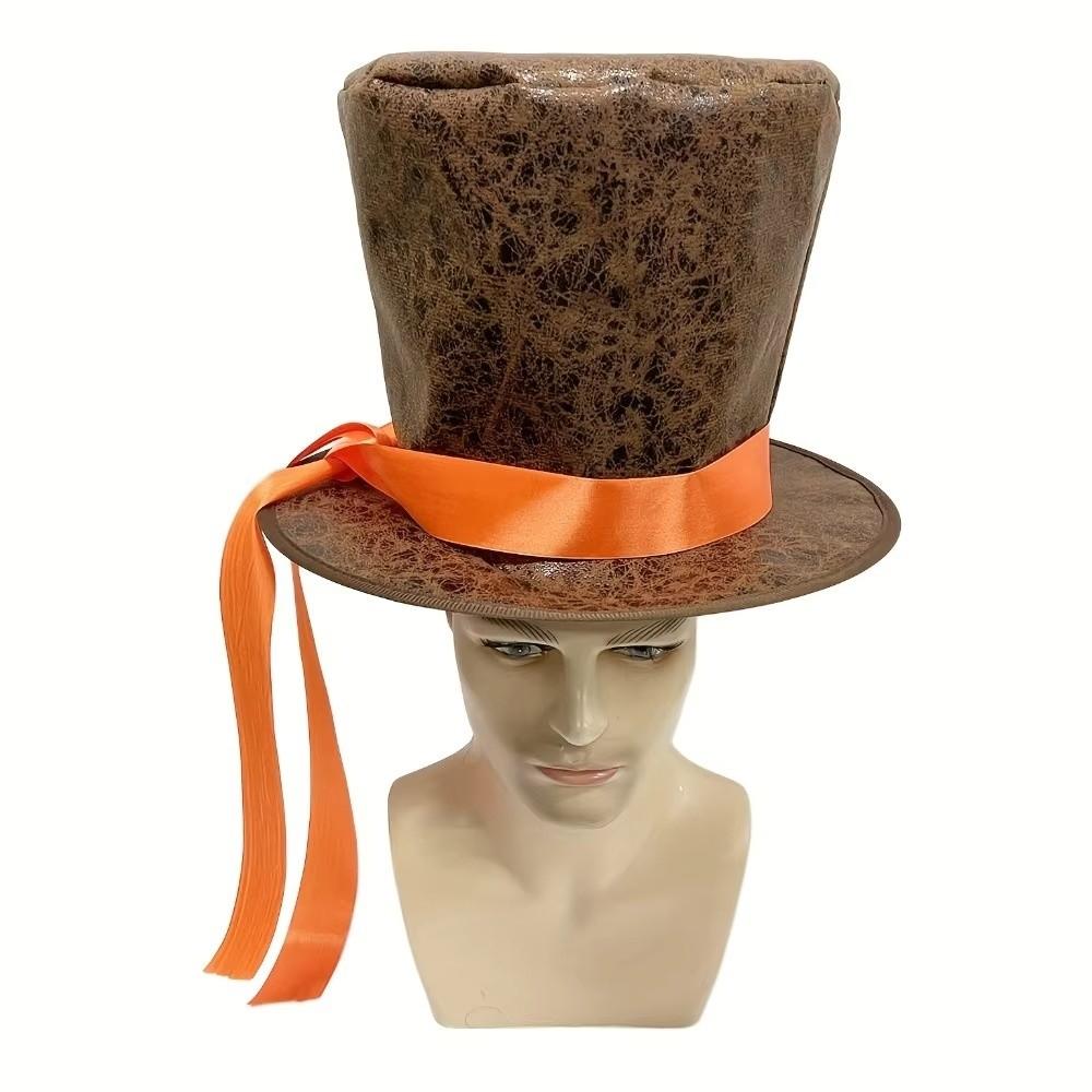 Oversized Festival Party Hats Vintage Headwear Lincoln Tall Hats Gentleman Costume Additions Jazz Hats Halloween Festival