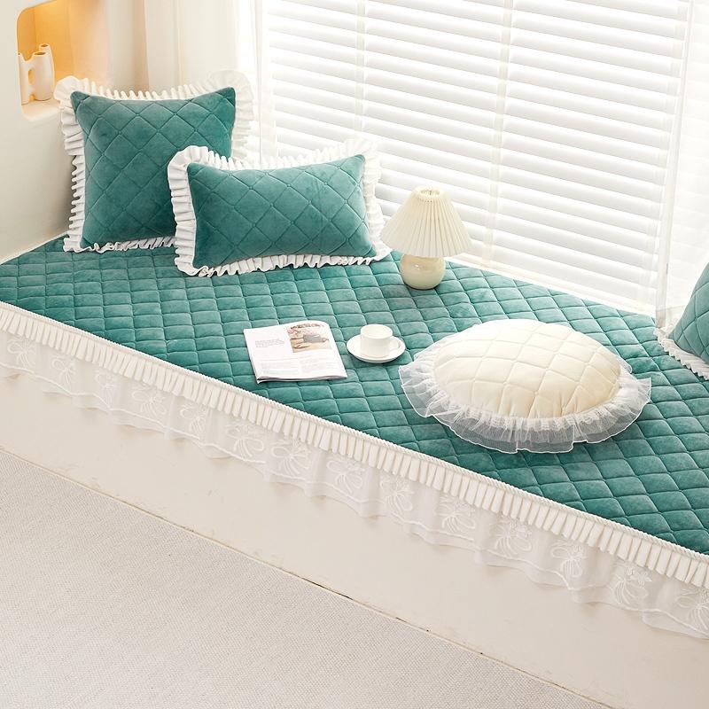 Princess Style Window Cushion Ledge Cushion Four Seasons Universal Bedroom Balcony Cushions Blanket Cushion