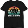 Take It Slow Turtle Vintage Earth Day T-Shirt