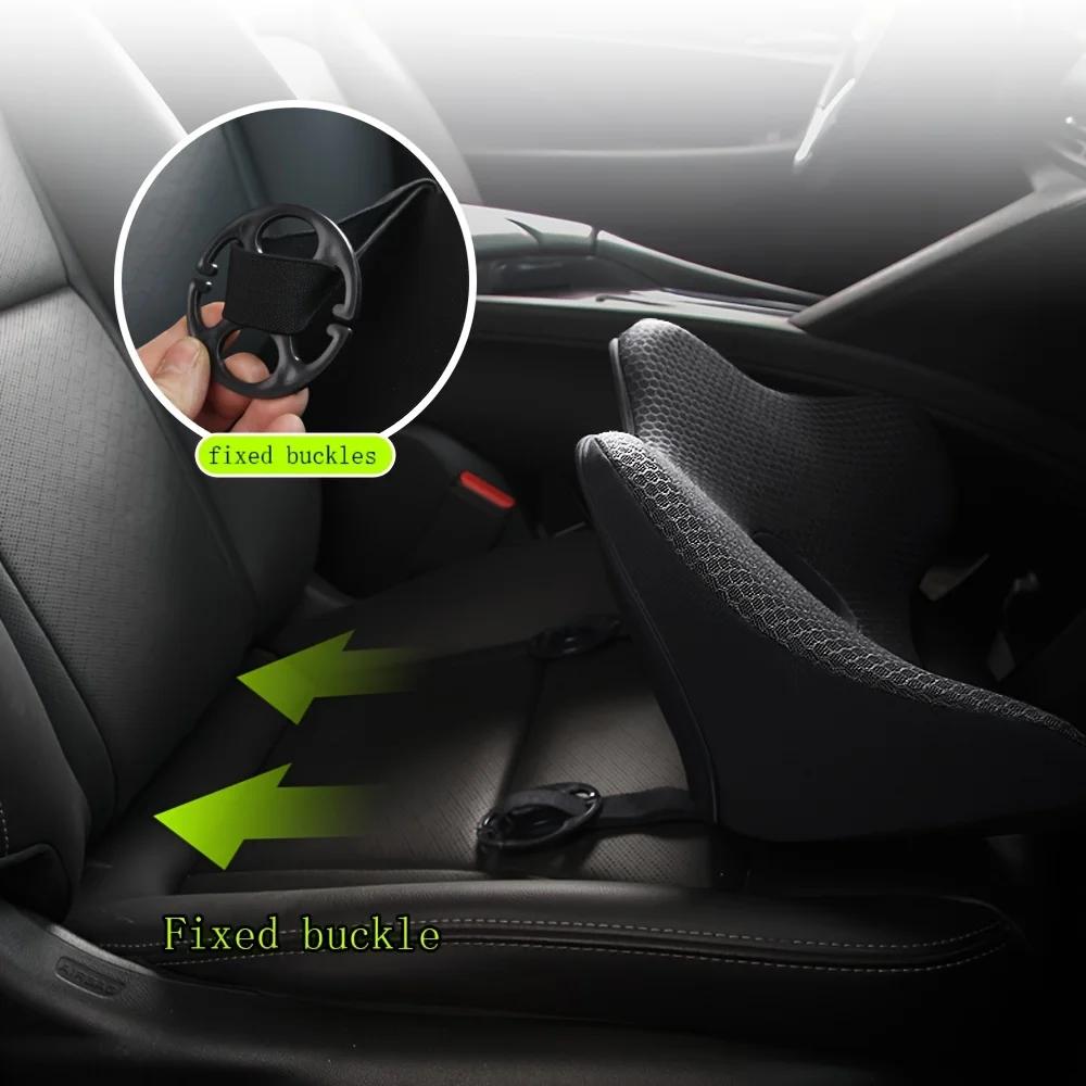 Lumbar Support Pillow Memory Foam Car Seat Waist Cushion Relieve Back Pain Soft and Comfortable For Office Home Car
