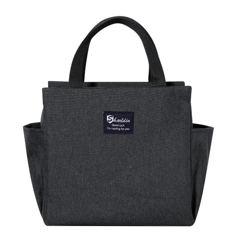 Borsa Termica Multifunzione ad Alta Capacità Impermeabile in Tessuto Oxford Portatile con Cerniera Borsa Pranzo Termica per Donne Lunch Box Borsa per Cibo da Picnic